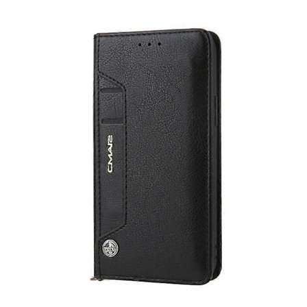 CMAI2 PU Læder Kort Slots Pung Telefon Cover Etui Kompatibel Med iPhone 12/12 Pro