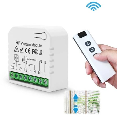 RF 433Mhz Ruller gardiner gardin bryter modul fjernkontroll kontroll