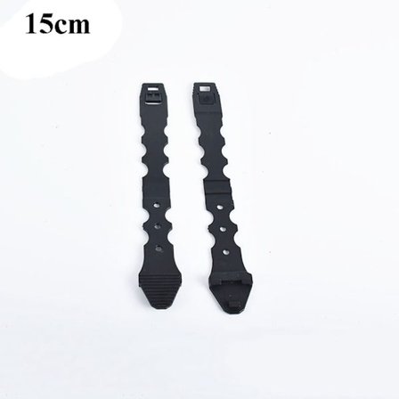 2stk Tactical Molle System Malice Clips SORT 15CM