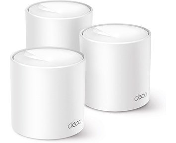 TP-Link Deco X10 (3-pack) - Meshnätverk med WiFi 6 som ger snabb anslutning