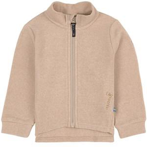 Isbjörn Of Sweden Windchime Lynx Fleece Jacket 122/128 cm - Fleeces and midlayers - 122/128 cm - Beige - Junge