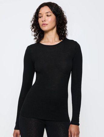 Triumph Beauty Layers Lsl Top Wool - Black - XL