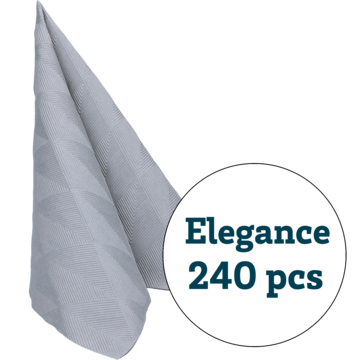 SERVIETT ELEGANCE GRÅ 48X48