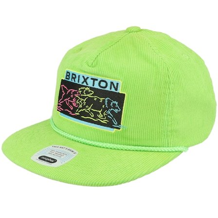 Brixton - Green snapback Czapka Z Daszkiem - Neon Pack Green Snapback @ Hatstore