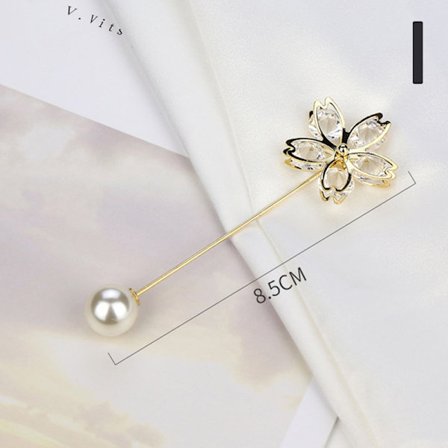 Klær Brosjer Perle Lapel Pin Genser Kjole Brosje Bukser Pi