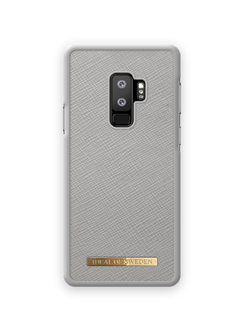 Saffiano Case Galaxy S9 Plus Light Grey