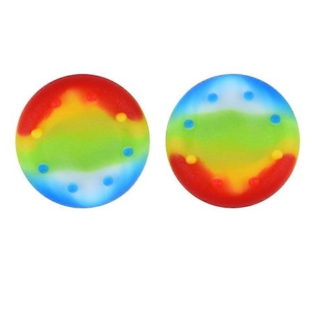 Nyt Spil Thumbstick Joystick Grip Case Cap Cover Til Ps2 Ps3 - Flerfarvet