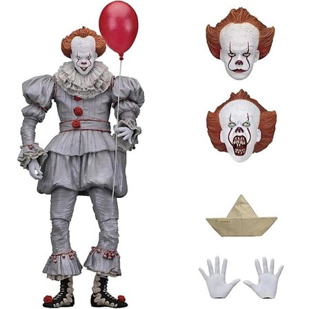 It Film Skala Actionfigursett Ultimate Pennywise (2017) Fans Bursdagsgave (FMY)