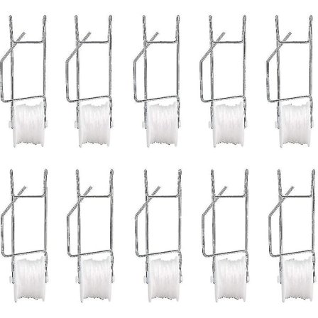 10 stk tomat støtte kroker, med 15m vin støtte tau