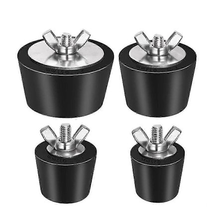 4 stk. Gummi Pool Vinterpropper 25mm 32mm 38mm 51mm Pool Vinteriseringspropper Pool Retur Jet Prop Til Nedgravet Over Pool