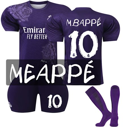 Real Madrid special edition børnefodboldtrøje nr. 10 Mbappe