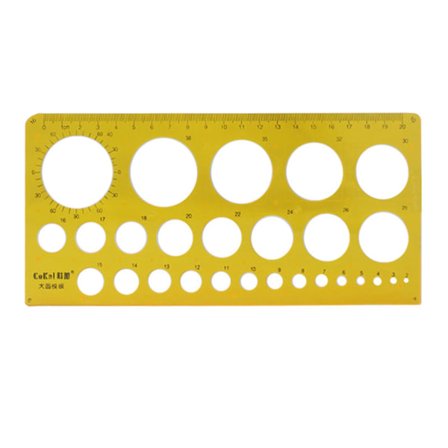 Tegneverktøy, måleverktøy, geometriske linjaler, plast, skole- og kontorutstyr