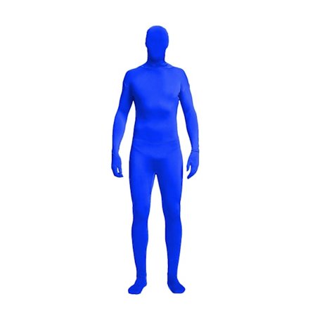Party Kostume Usynlig Morph Suit Voksen Mænd Kvinder Hel Royalblå 0 Royalblå Royal blue