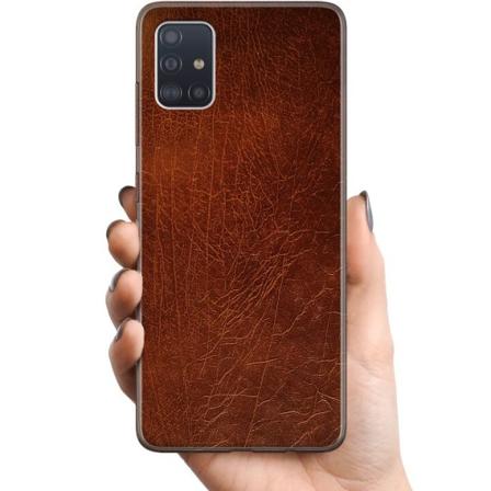 Samsung Galaxy A51 TPU Mobildeksel Lær