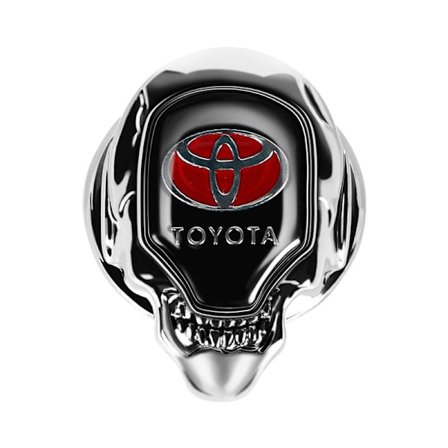 Deksel til start-stopp-knapp for bil, deksel til trykknapp for start, ripebestandig dekordeksel for bilmotor, kompatibel med Toyota-bildeler