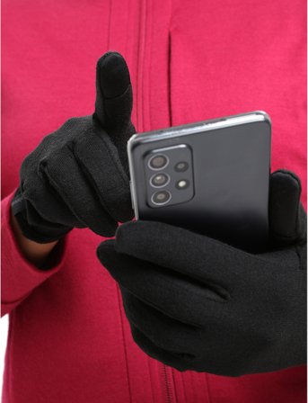 Icebreaker U 260 Tech Glove Liners - Black - XL