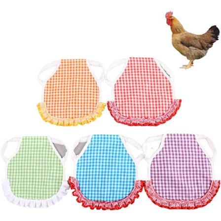 5 kpl Kanan Satula Esiliina, Vedenpitävä Kana Satula Kana Esiliina Joustavilla Kana Takki Hihat Kana Esiliina Siipi Selkä Suoja Tulosta Sulka Suojaava