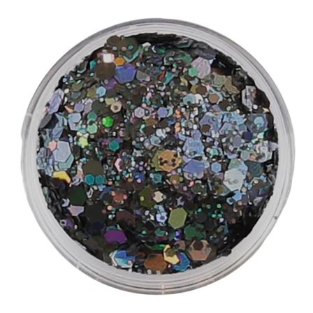 Kynsien glitter - Mix - Harmaa sateenkaari - 8ml - Glitter