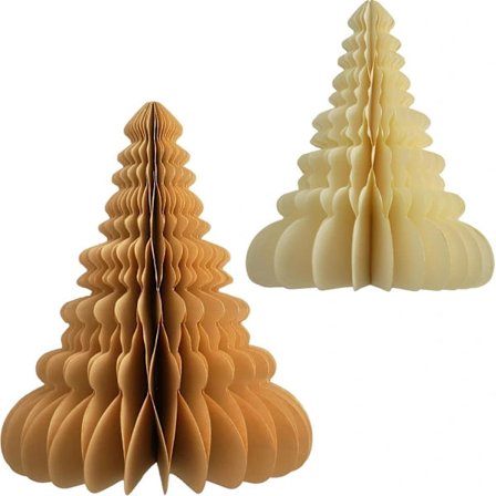 Premium Juldekorationer - Juldekorationer i papper för inomhusbruk, Vintage Juldekorationer (brun)