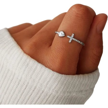 Till min dotter - Jag tror på dig Ring Legeringsring Justerbara Öppna Ringar För Fina Smycken