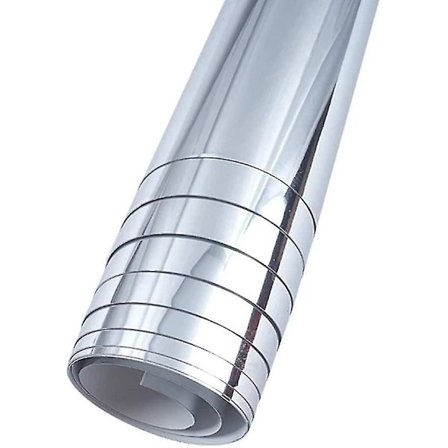 【PP】 Fleksible Spejlplader, Spejlvægdekorationer Ikke-Glas Selvklæbende Spejl Til Badeværelse, Soveværelse Kommode 50x200cm