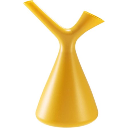1 kpl kasvien kastelukannu, PE luova V-muotoinen puutarhan kastelukannu, minikastelukannu sisä- ja ulkokasveille (keltainen)