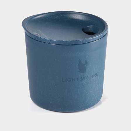 Plastic beker met deksel Light My Fire MyCup ́n Lid Short HazyBlue, 25 cl / 250 ml
