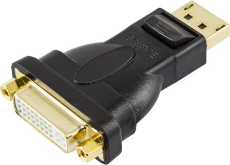 Deltaco Displayadapter - DisplayPort (hann) til DVI-D (hunn)