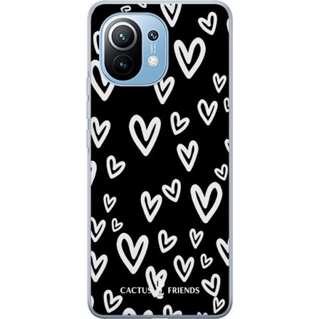 Yhteensopiva Puhelinkuori Xiaomi Xiaomi Mi 11 Cactus and Friends - Handdrawn Love Chaos