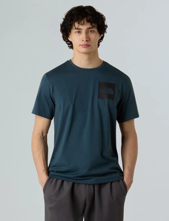 The North Face M Ss Fine Tee - Navy - M