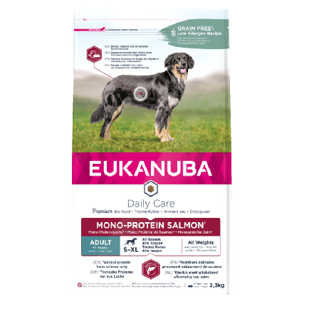 Eukanuba - Dog Daily Care Monoprotein Laks 12 kg - Hund - Hundefôr & hundemat - Tørrfôr for hund - ZOO.no