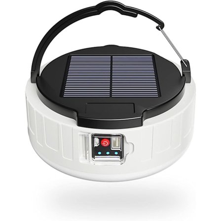 Vandtæt bærbar nødlys, solcelle arbejdslys, egnet til udendørs, camping, vandreture, nødsituationer, bilvedligeholdelse (hy)