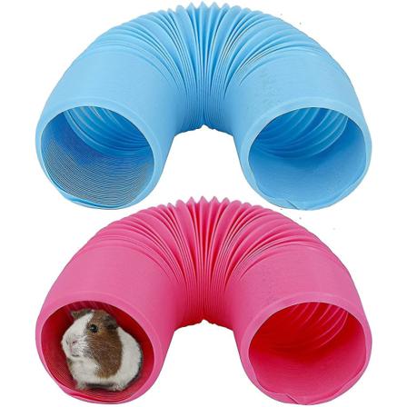 2 kappaletta lemmikkieläinten hauska tunneli Pieni eläinten leikkitunneli Kokoontaitettava muovitorvi Lemmikkieläinten piilopaikka Hauskat lelut
