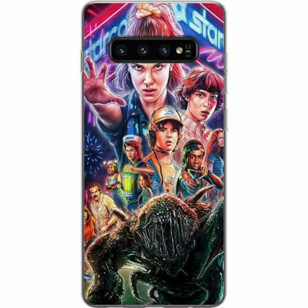 Samsung Galaxy S10 Genomskinligt Skal Stranger Things