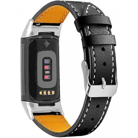 Fitbit Charge 5 Stilren Läderarmband Retro