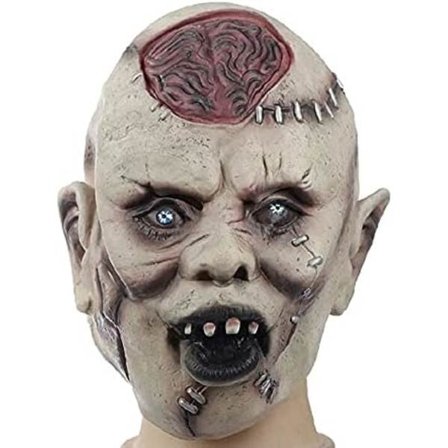Halloween Horror Maske for voksne, Halloween realistisk latex horror maske
