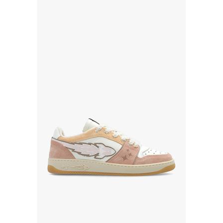 Enterprise Japan, Sneakers Beige, Heren, Maat:45 EU,leer,Patches