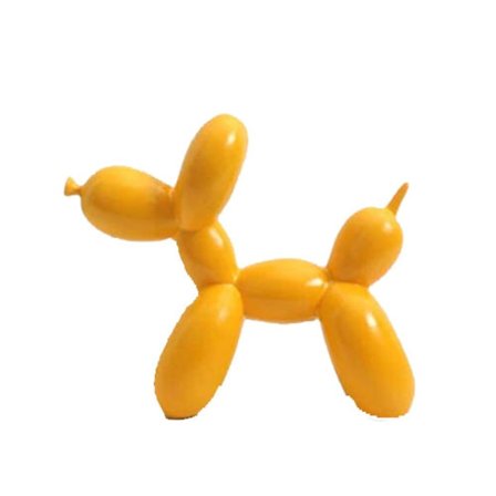 Kreativ Resin Ballon Hund Hund Skulptur Sød Dyre Statue Mode