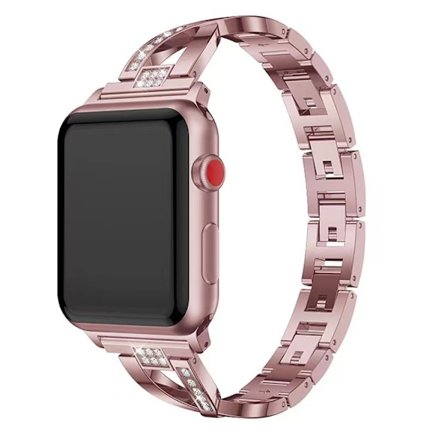 Klokkereim for Apple Watch iWatch Versa3/Versa4 rosa