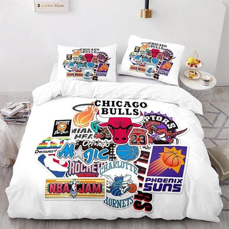 Digitaalisesti painettu moniteemainen sängynpeite (3 osaa): Tuo "multiversumin" makuuhuoneeseen. Pussilakana: 240*220 cm; Tyynyliina: 50*75 cm * 2 kpl