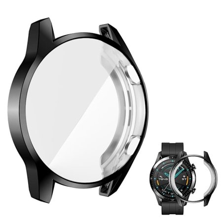 Huawei Watch GT 2 46mm stilfuldt TPU-cover - Sort
