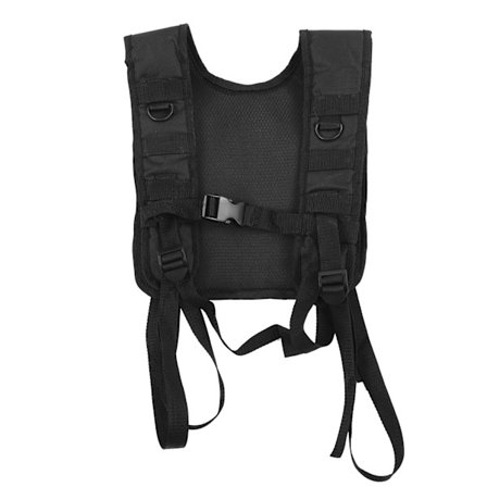 Utendørs taktisk jaktbeskyttende vest modulær justerbar treningsvest pustende vest svart
