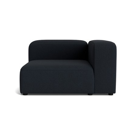 Milo chaiselong, højrevendt - Loop Mørkeblå - 130x130x72 - Sofa, chaiselong