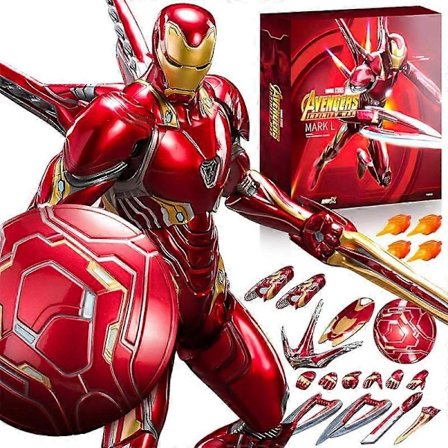 ZD toys Iron Man Action Figur Iron Patriot MK1-7 MK17 MK33 MK85 MK30 War Machine Legends Avengers Tony Stark Samle legetøj Gave-Perfekt