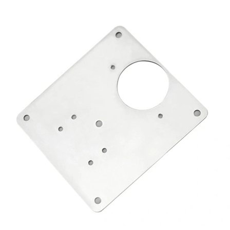 Hængselpanel Flaga Form Let at installere Rustfrit stål Køkkenskab Dørhængsler Reparationsplade til skab