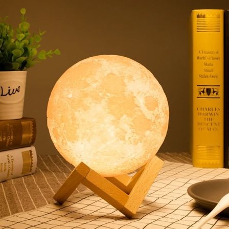 Denver LBS-150 LED-månelampe med Bluetooth-høyttaler