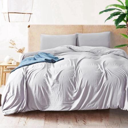 3-delat modern sängklädesset i 100 % polyester med örngott
