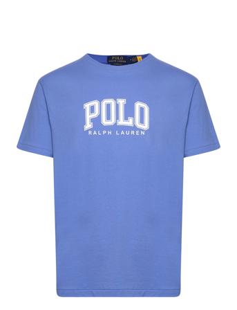 Classic Fit Logo Jersey T-Shirt Tops T-shirts Short-sleeved Blue Polo Ralph Lauren