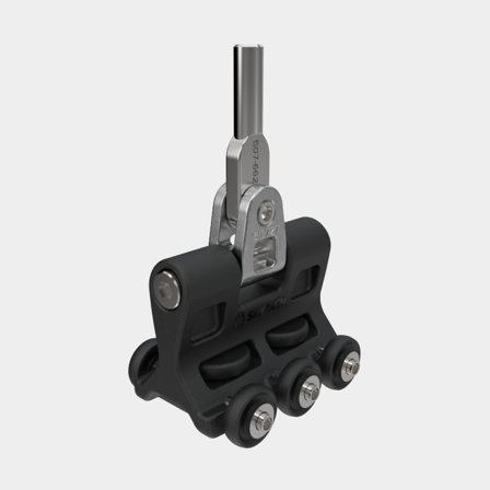 Seldén MDS 80 - Full-batten car in composite and M12 stud - for Seldén mast sections C321 and C365 (511-730-09)