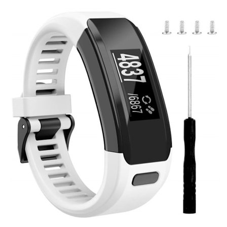 Garmin Vivosmart HR silikoneurrem - hvid